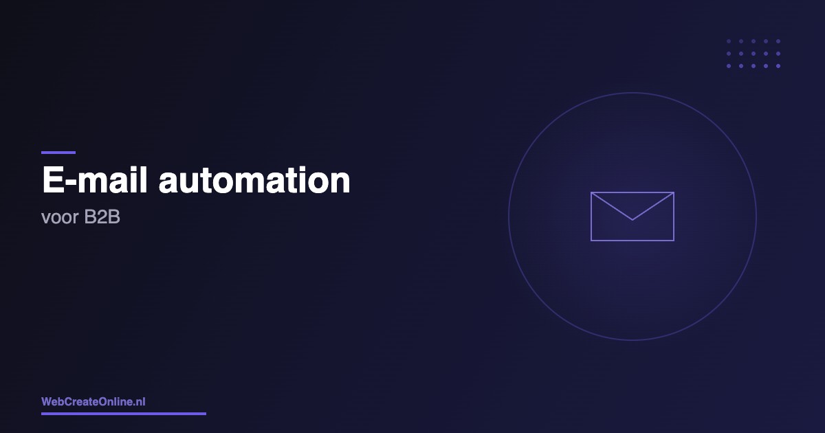 E-mail automation voor B2B