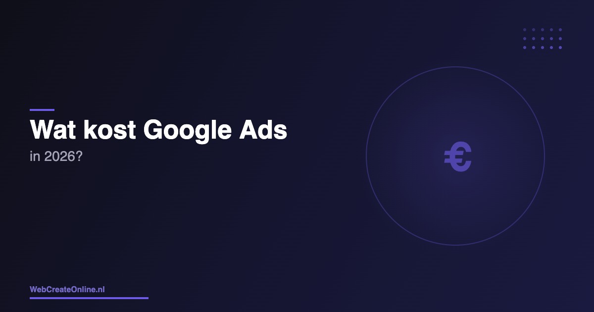 Wat kost Google Ads in 2026