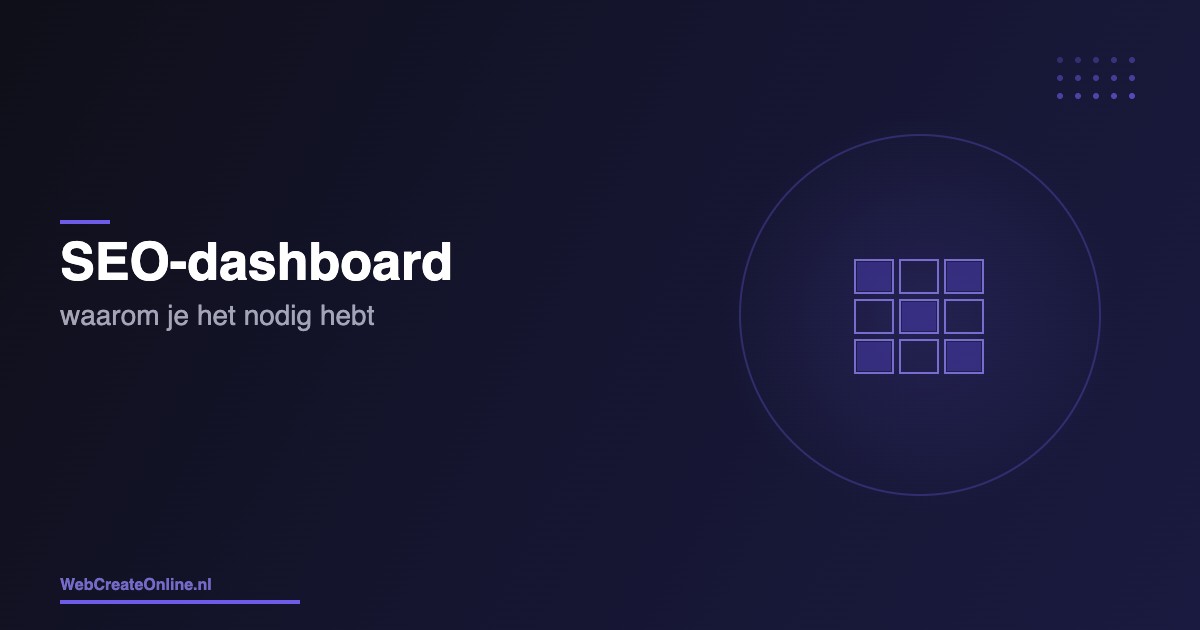 SEO dashboard